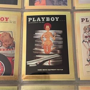 90s Vintage Playboy Chromium Cover Card Carrie Enwright Collectors 1995 #18
